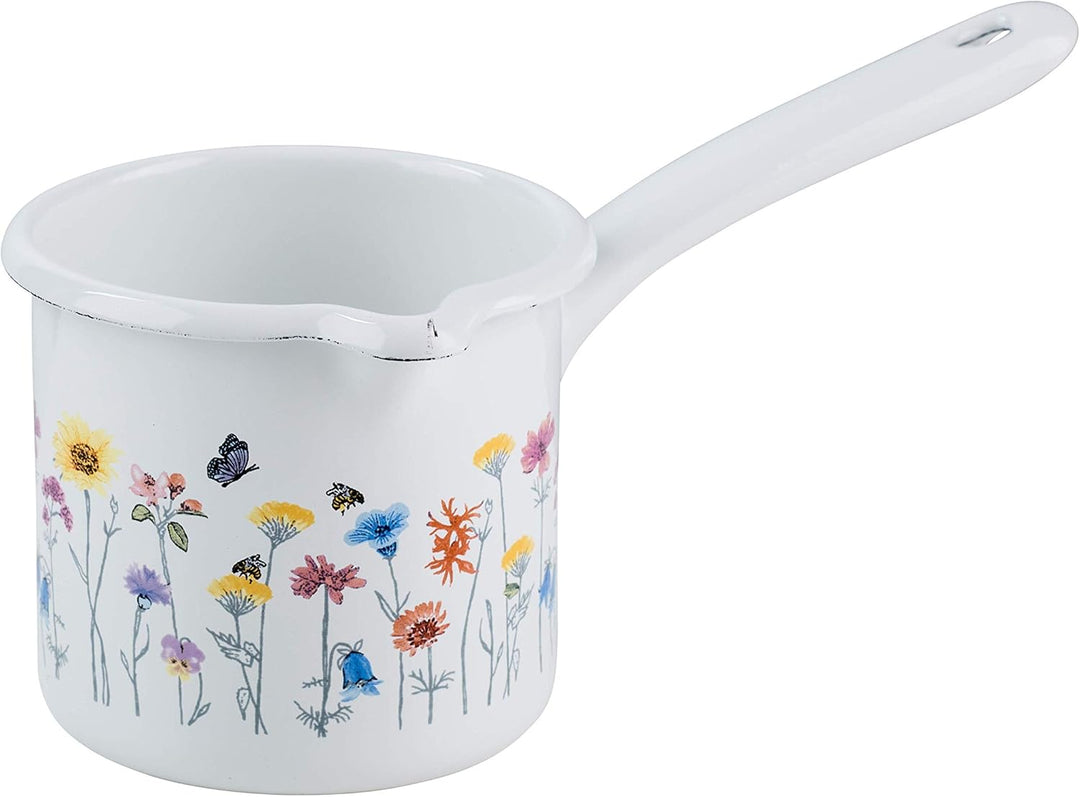 Riess, 0284-070, Schnabeltopf mit Stiel, COUNTRY SONDEREDITION FLORA, Durchmesser 10 cm, Inhalt 0,75