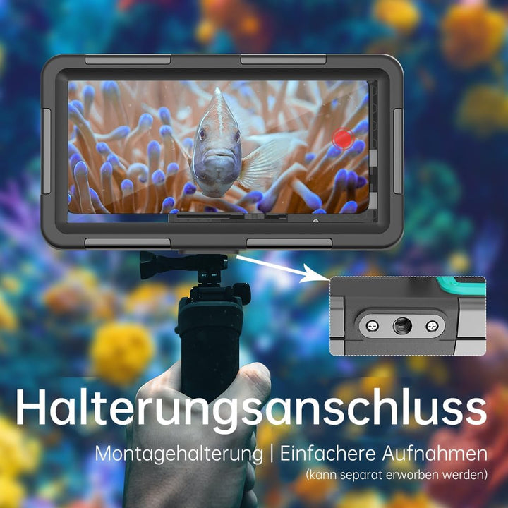 Unterwasser-Tauchgehäuse für iPhone, Samsung Galaxy, Huawei Xiaomi Redmi Smartphones, Professionelle