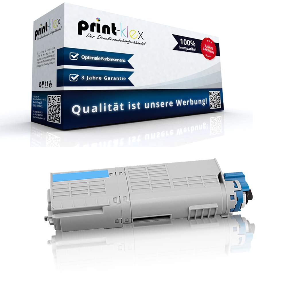 Print-Klex Tonerkartusche kompatibel für Oki C 532DN 542DN MC 563DN 573DN C532 C542 MC563 MC573 4649