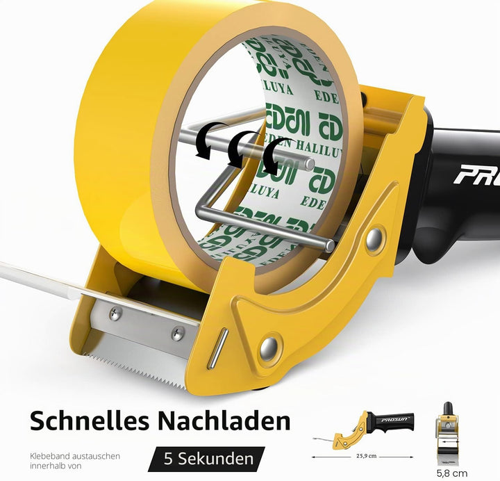 Handheld Klebebandabroller, mit extra Klinge Verpackung Karton Cutter, Paketklebeband Paketbandabrol