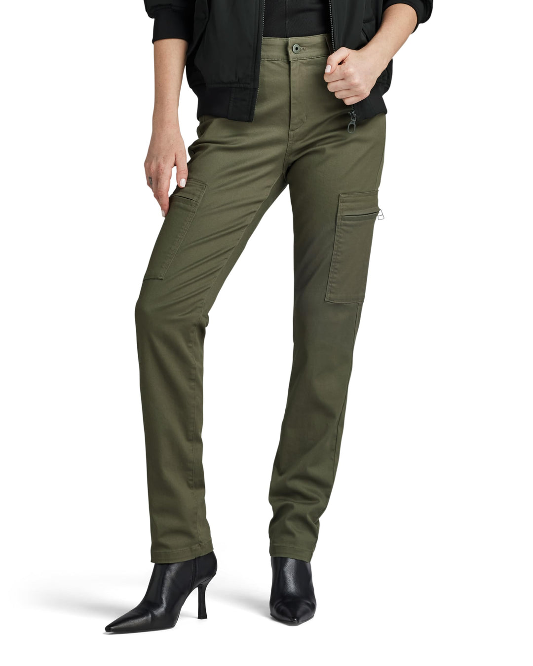 G-Star Damen Skinny Cargo Pants 24W / 30L Grün (Dk Shamrock D22890-c105-7159), 24W / 30L Grün (