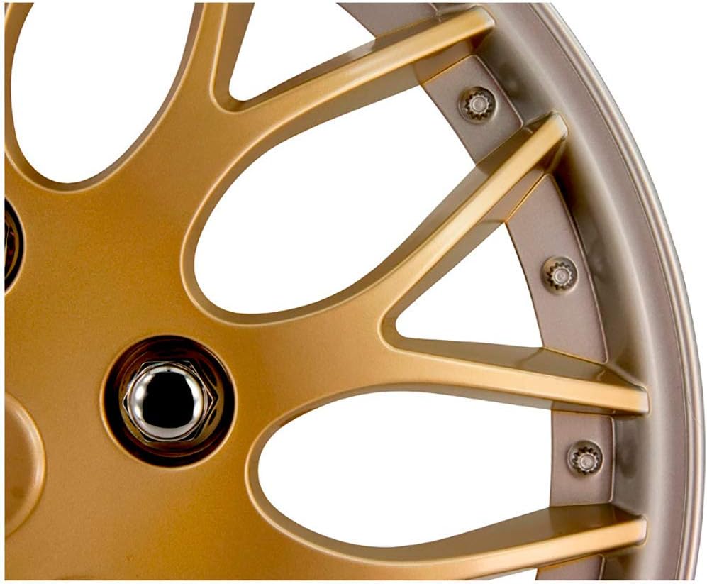 AUTO-STYLE Satz Radzierblenden Missouri 14-Zoll Gold/Silber unrandet 14-inch Gold/Silber Umrandet, 1