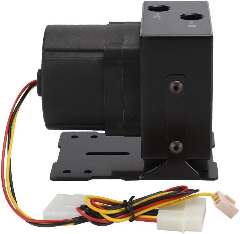 VBESTLIFE Computer-Wasserkühlungspumpe, DC 12V 1.8A Integrierte PC-Wasserpumpe mit Halterung für 120