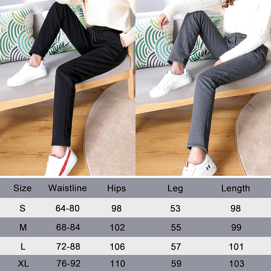 Damen Thermo Strumpfhose Warme Hosen Winterwarme Dicke Leggings aus Kaschmirwolle Thermo Strumpfhose