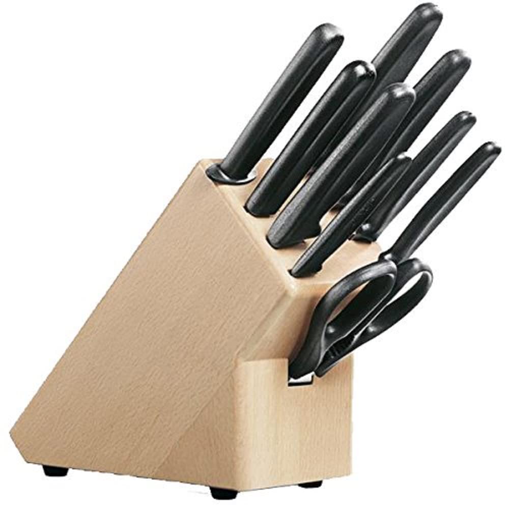 Victorinox Messerblock, leer (9 tlg.), (Buchenholz)