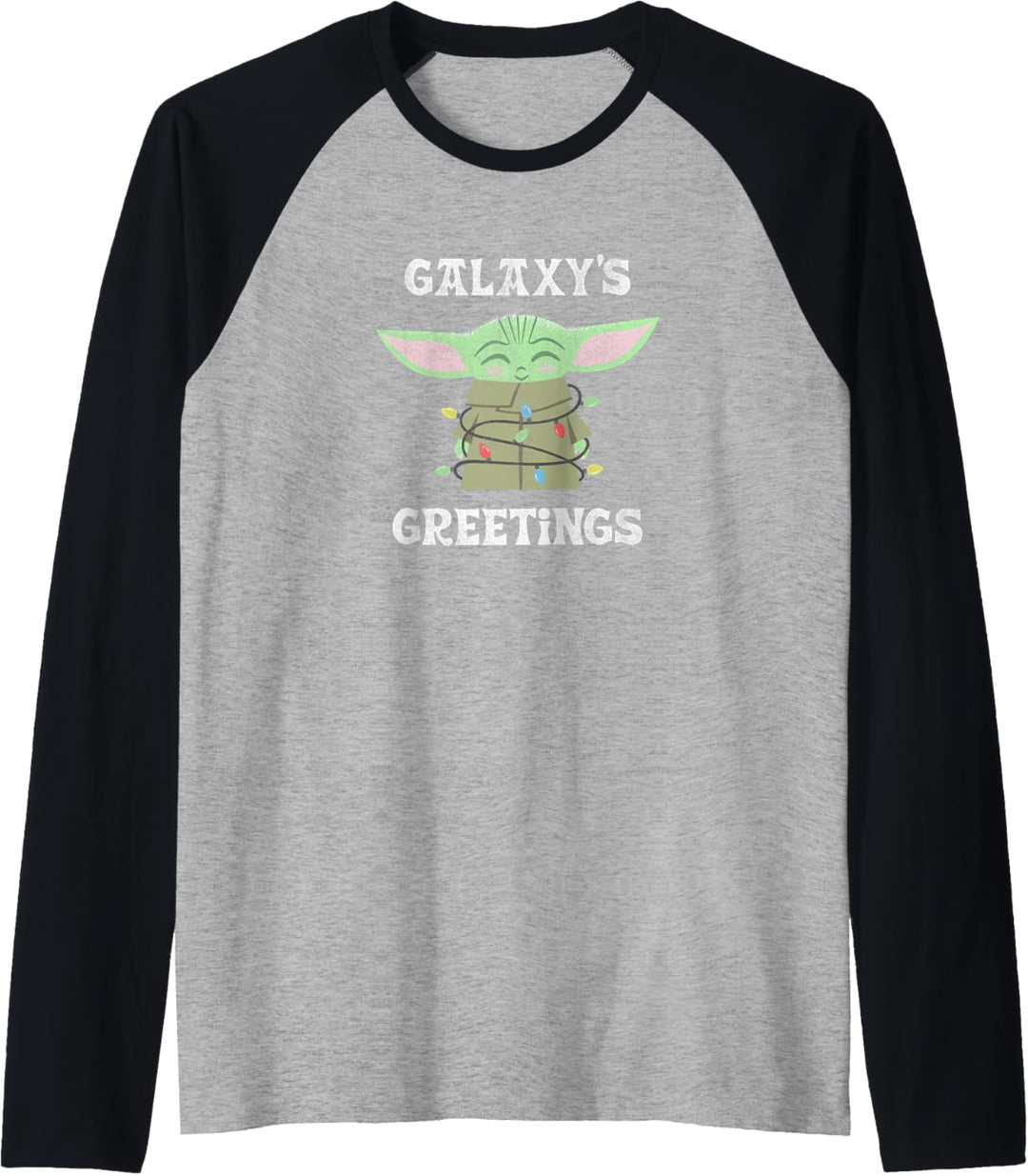 Star Wars The Mandalorian Christmas Child Galaxy's Greetings Raglan