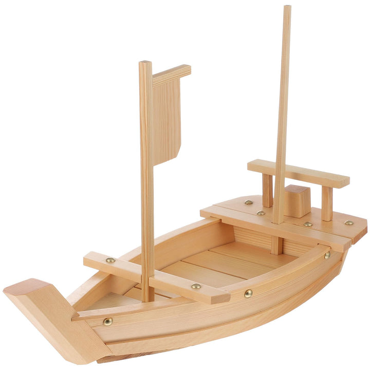 Sushi Boot 50cm Bootsförmiger Sashimi Servierteller Wiederverwendbares Präsentationstablett für Sush