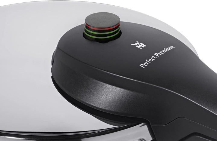 WMF Perfect Premium Schnellkochtopf Induktion 4,5l, Dampfkochtopf 22 cm, Cromargan Edelstahl poliert