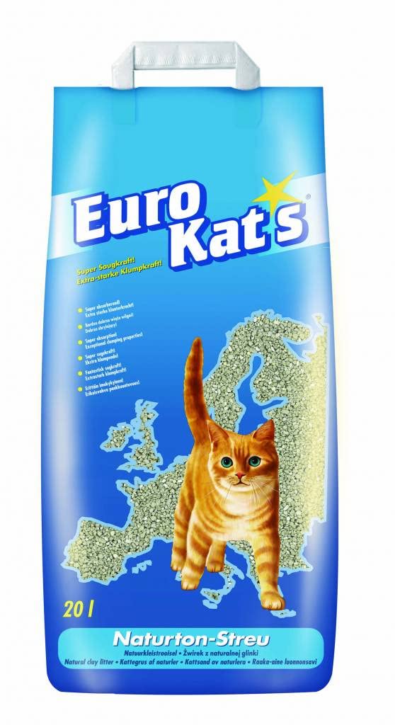 EuroKat's | Naturton Streu | 20 l
