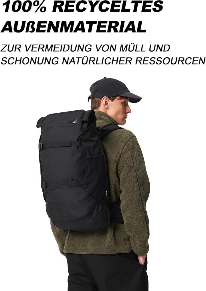 AEVOR Rolltop Rucksack, wasserabweisender Travel Pack und nutzbar als Wanderrucksack und Trekkingruc