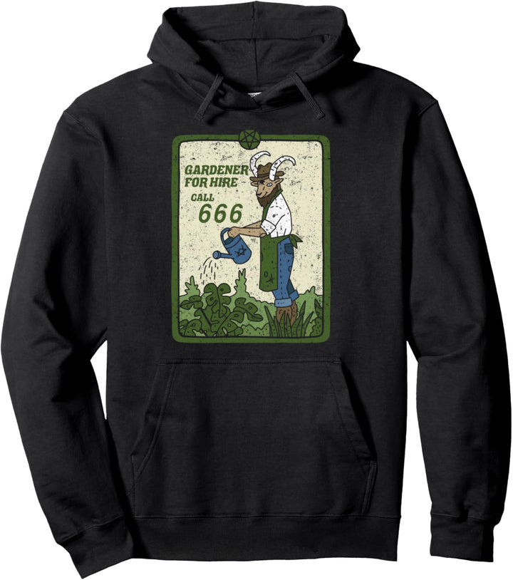 Baphomet Gärtner Satan Antichrist Halloween Pullover Hoodie