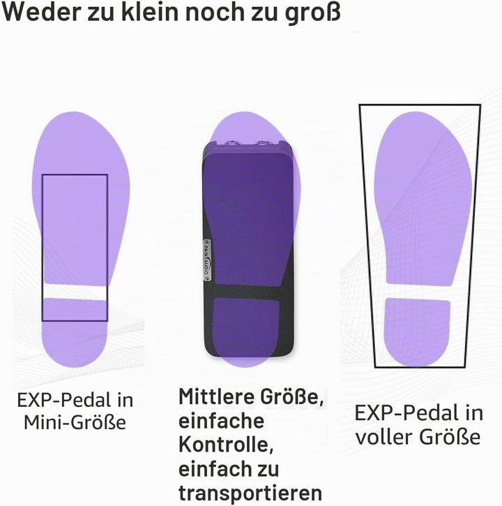 Paint Audio Foot Captain Dual Outputs Expression Pedal, Multi-Effekt-kompatibel für Tip/Ring-Verbind