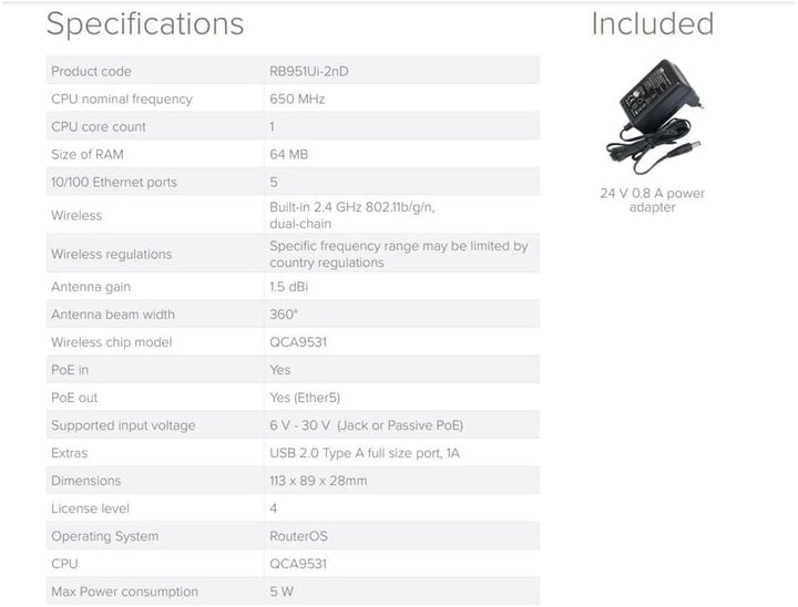 MikroTik rb951ui-2nd