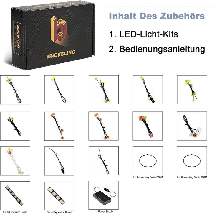 Led Licht Set Kompatibel mit Lego Diagon Alley Wizarding Shops (Kein Modell), Dekorationsbeleuchtung