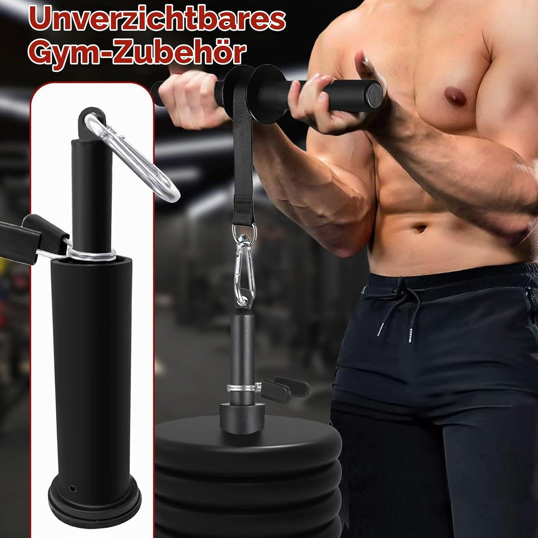 Favuit Ladestift, Fitness Gewichtsplatte Ladestift 25mm Kabelzug Latzug Lifting Weight Plate Loading