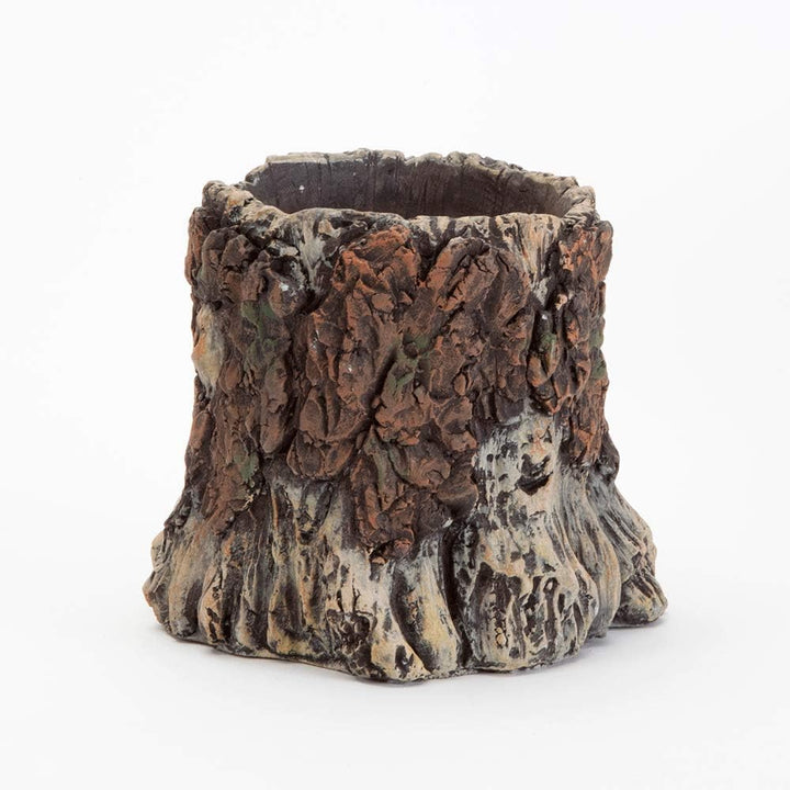 Bits and Pieces – Pflanzgefäss mit Baumgesicht, langlebiges Polyresin, für drinnen und draussen, Urn