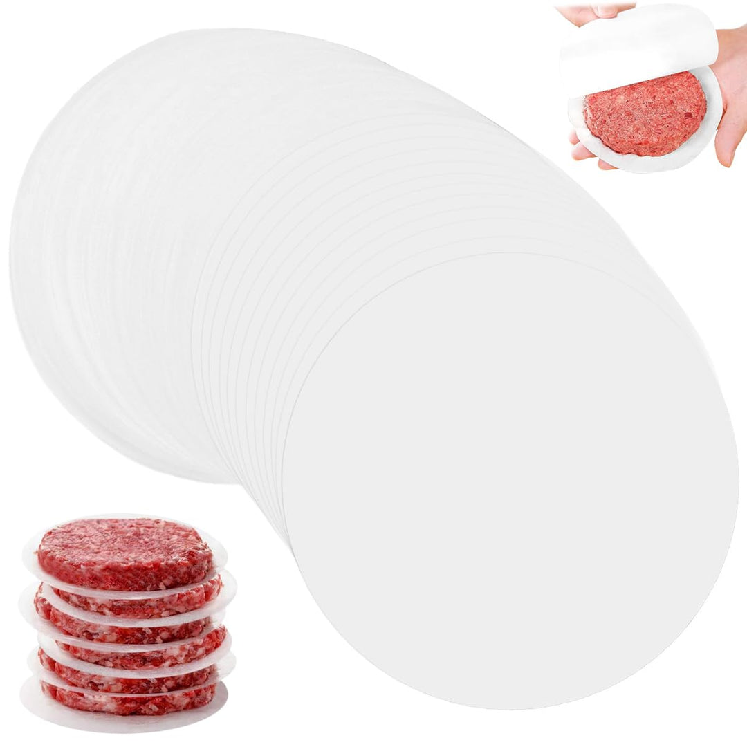 2000 Stück Burger Papier Rund 13cm Burgerpapier Backoblaten Antihaftbeschichtet Blatt Backpapier für