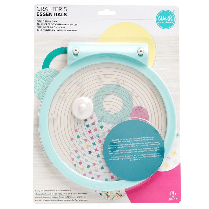 We R Memory Keepers 660091 Circle Spin & Trimmer, Multi, One Size