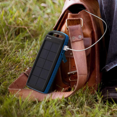 XLayer Solar Power Bank I 15000mAh I Schnellladen I Camping I Outdoor Ladegerät I Akkupack I Solarpa