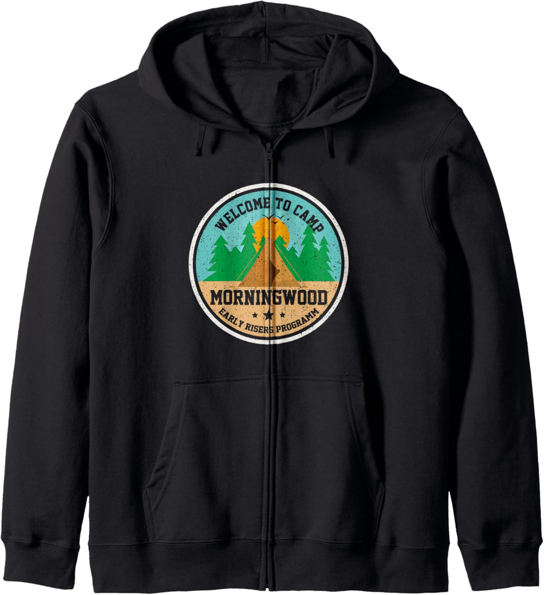 Welcome to Camp morning Wood Heimwerker Schreiner Handwerker Kapuzenjacke