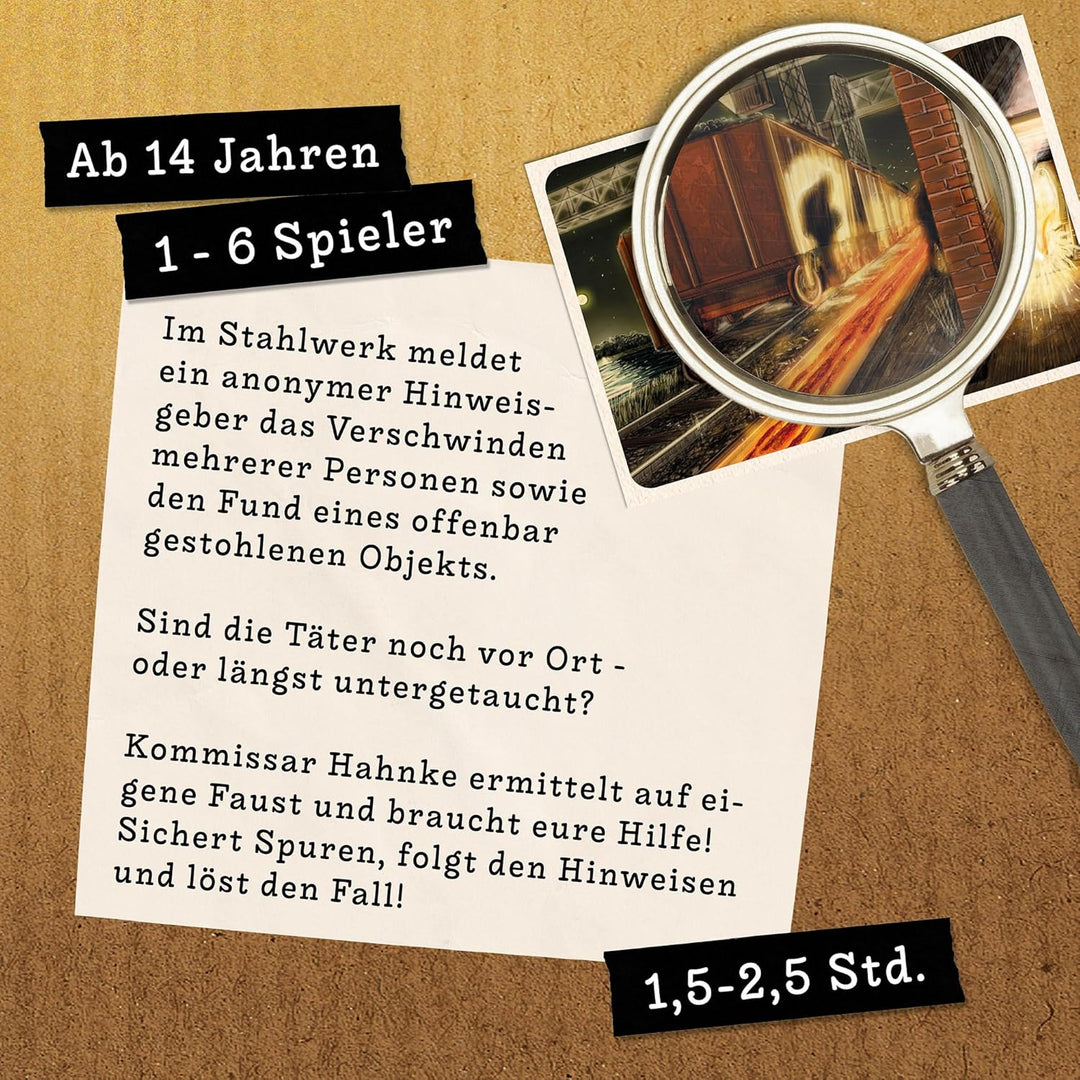 Hidden Games - Glutspur - Deutsch - Realistisches Krimispiel, spannendes Detektivspiel, Escape Room