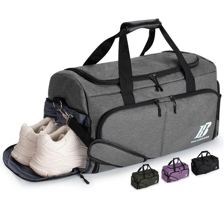 Sporttasche Reisetasche für Damen und Herren Trainingstasche Gym Bag mit Schuhfach und Nassfach Duff