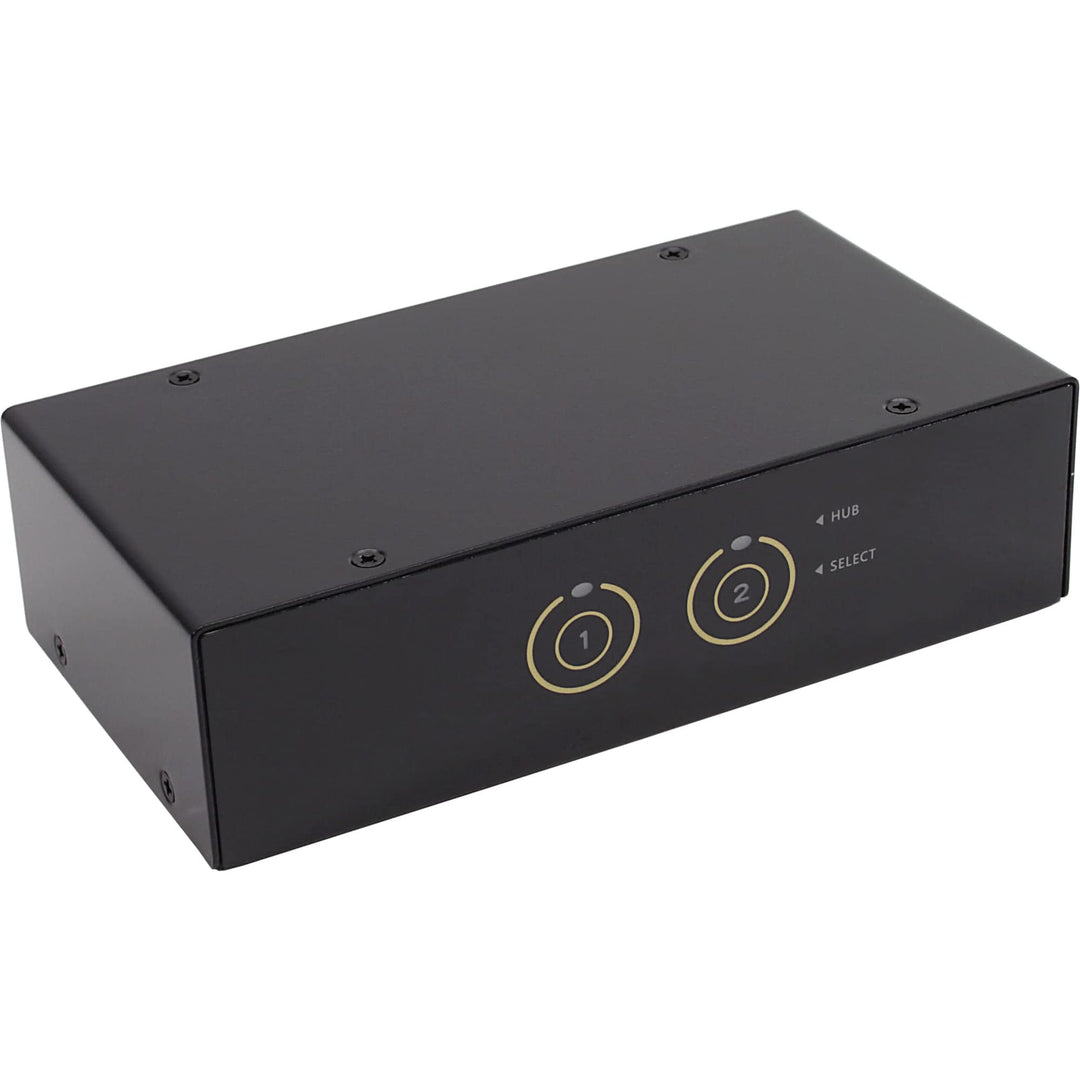 InLine 63622I KVM Desktop Switch, 2-fach, DisplayPort, USB 3.0 Hub, mit Audio