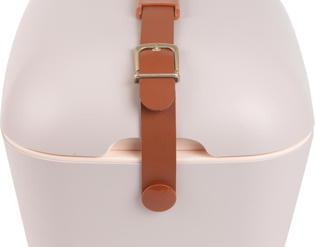 Retro Kühltasche mit Lederband 12 Liter - Polarbox - Perle