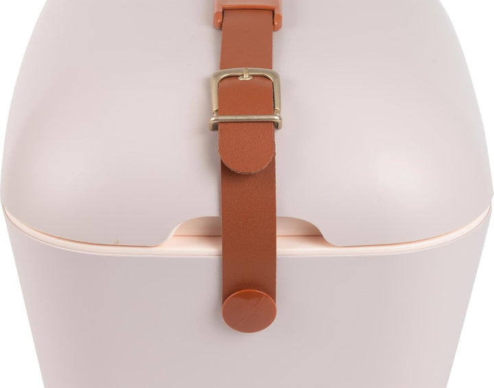 Retro Kühltasche mit Lederband 12 Liter - Polarbox - Perle