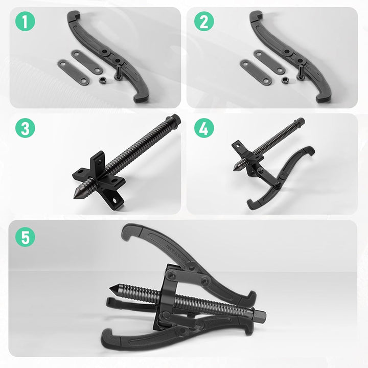 4X Lagerabzieher mit 3 arming [75+100+150+200mm / 3"+4"+6"+8''] Zwei/Drei Lager Abzieher Klauenabzie