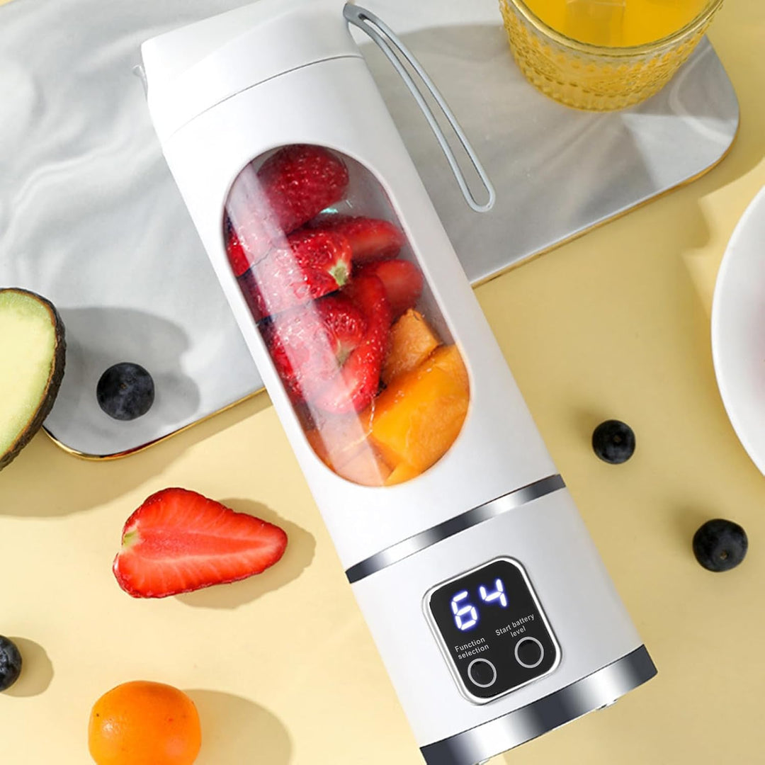 Tragbarer Persönlicher Stabmixer, Auslaufsicher, Kleine Saftmixerflasche, 450 Ml, USB Wiederaufladba