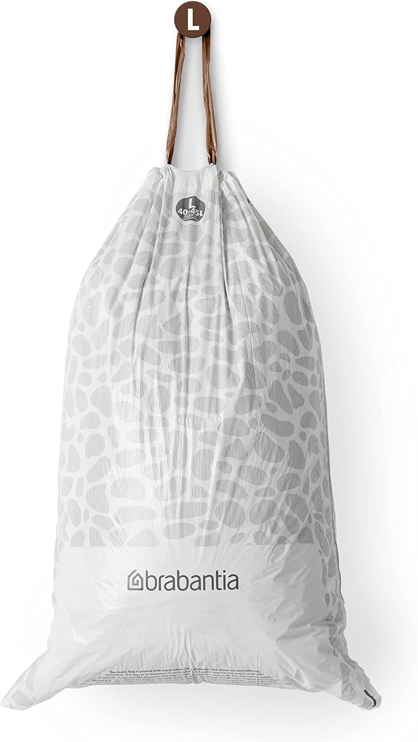 Brabantia Müllbeutel, Weiss, 120 Bags 120 Müllbeutel Multi-Box: 120 Beutel, 120 Müllbeutel Multi-Box