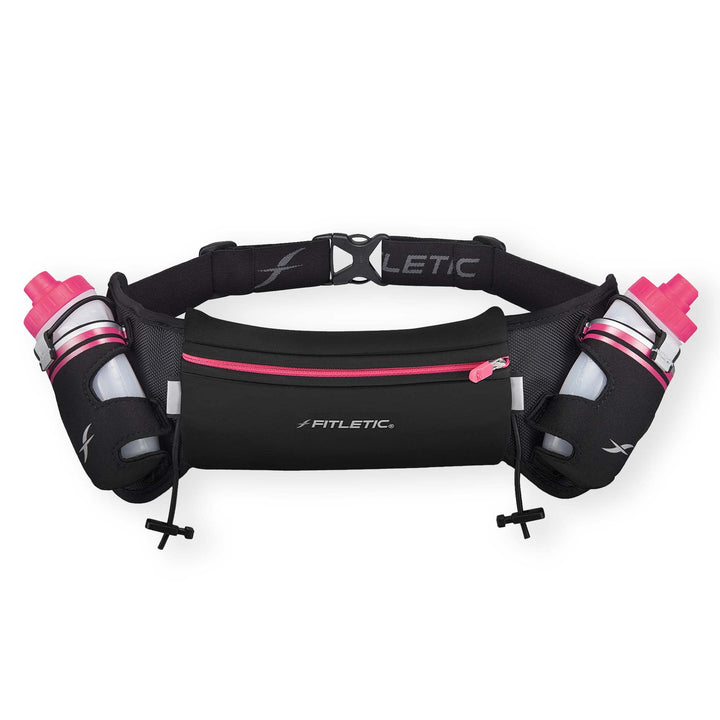 iFitness Hydration Gürtel schwarz schwarz 500 ml Taille L/XL S/M (24"-34") Schwarz / Pink, S/M (24"-
