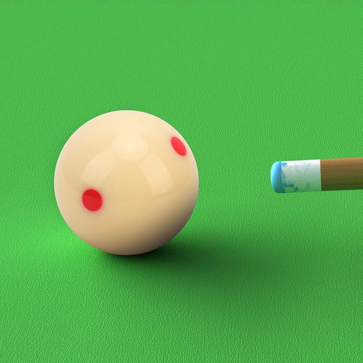 Billard Cue Ball, 57,2 mm Harz Billard Kugeln Dot Spot Training Cue Ball Pool Standard Trainingsball