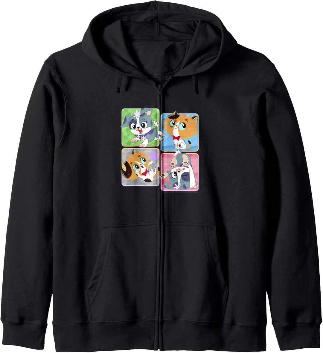 Dreamworks Rhyme Time Town Character Panels Portraits Kapuzenjacke