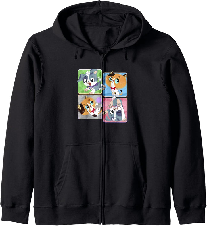 Dreamworks Rhyme Time Town Character Panels Portraits Kapuzenjacke