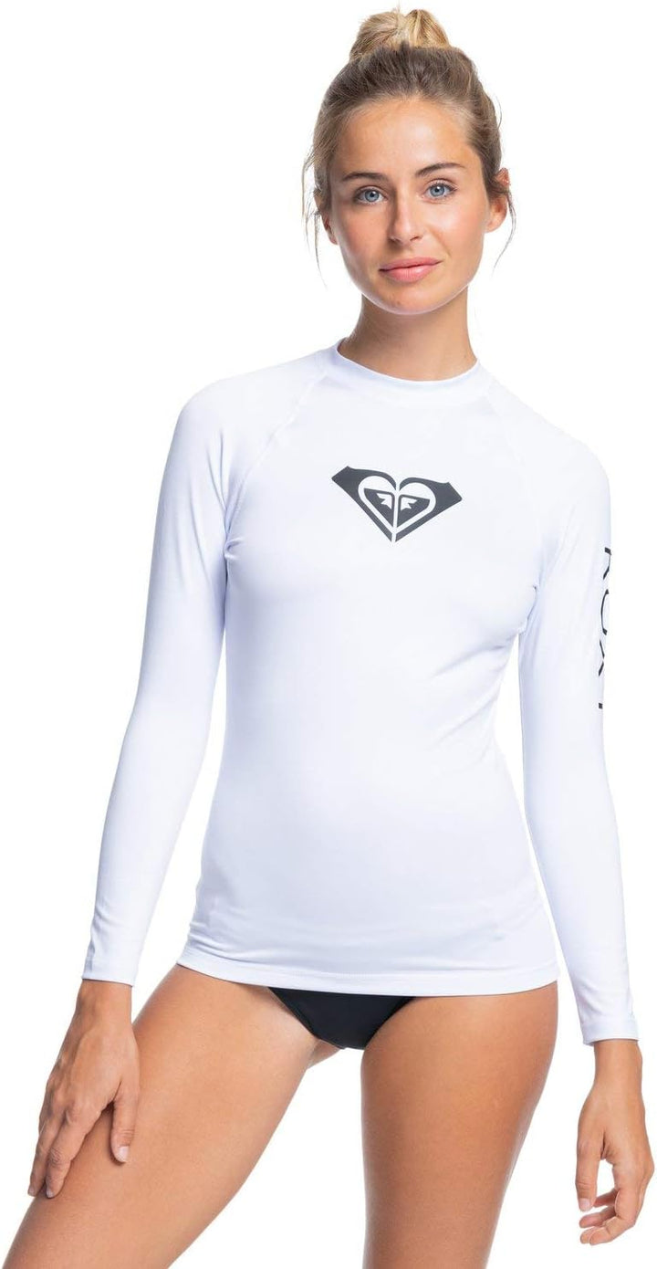Roxy Damen Whole Hearted Rash-Guard-Shirt (1er Pack), Mood Indigo
