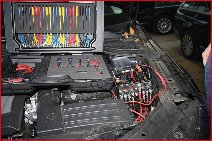 KS Tools 150.0950 12/24V Master Diagnose Prüf- und Mess-Kabel-Satz, 92-tlg.