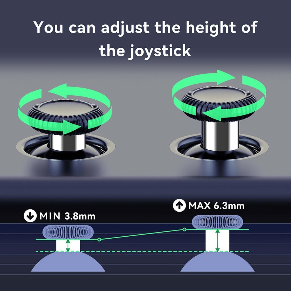 ShanWan Handy Controller für Android/iOS/iPhone15, Bluetooth Mobile Gaming Controller mit Funktion d