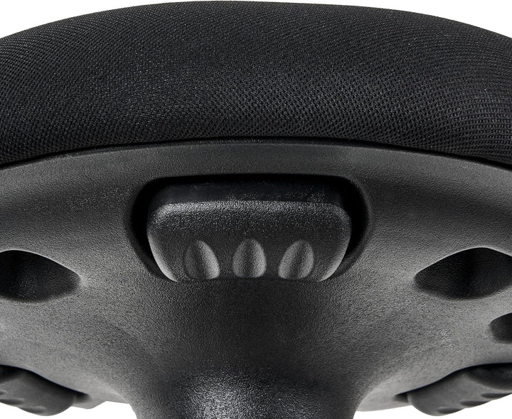 Ergonomischer Wackelhocker Stoff schwarz drehbar höhenverstellbar Estell