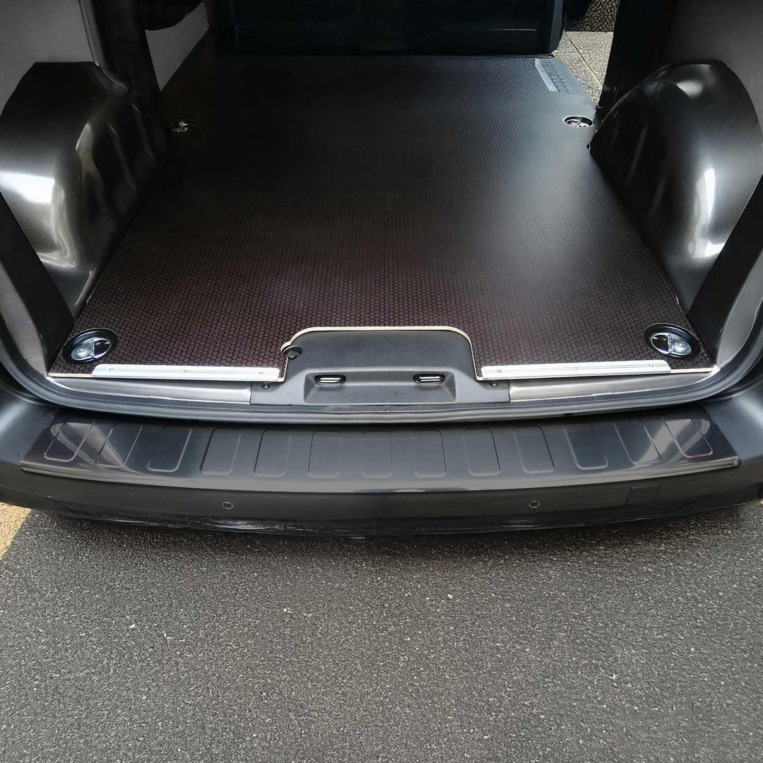 OMAC Ladekantenschutz Stossstange kompatibel mit Toyota Proace 3 2016-2024 L1 L2 RS Chrom Dunkel, Pr