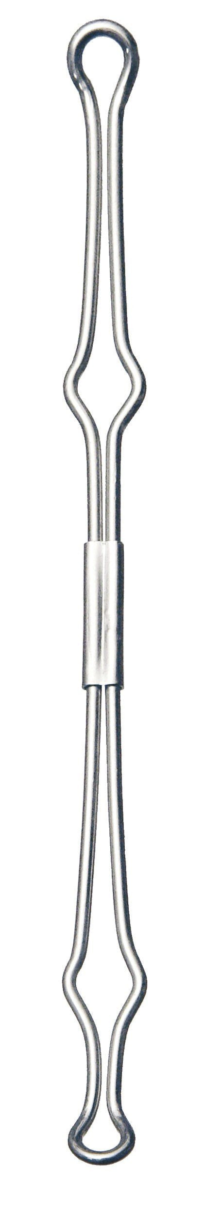 VELOFLEX 2905000 - Drahtniederhalter, Metall, 100er Packung silber