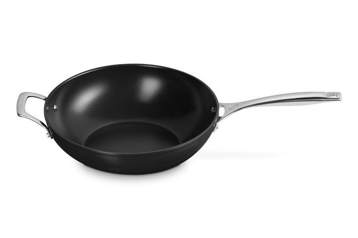 LE CREUSET Wok Pan Essential Antihaft-Keramik – ø 30 cm / 4,7 Liter – Keramik-Antihaftbeschichtung