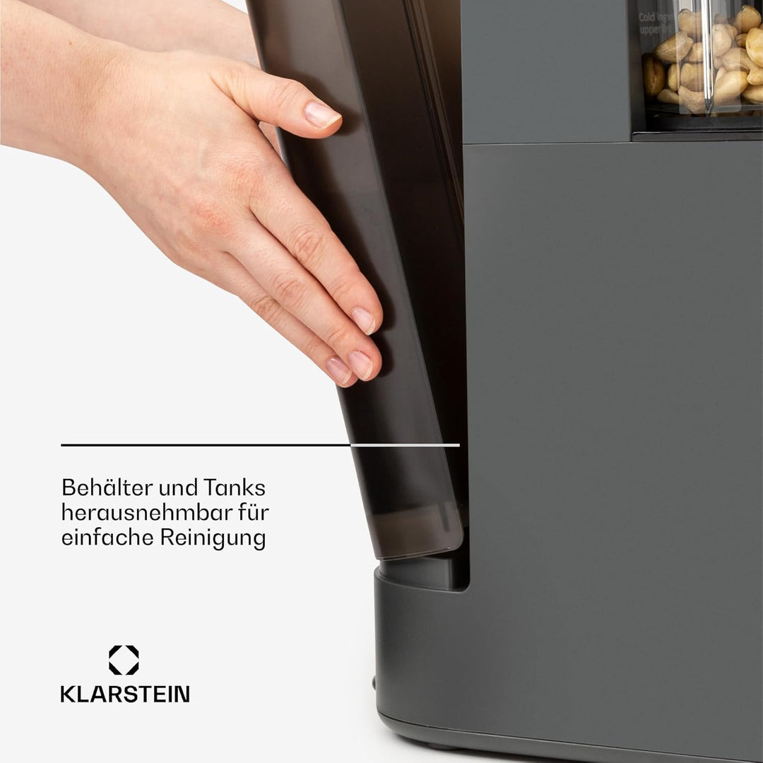 Klarstein Mixer, Standmixer mit 300 Motor- und 1250 Watt Heizleistung, Hochleistungsmixer für Pflanz