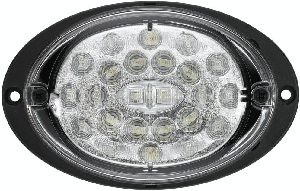 HELLA - Heckleuchte - Agroluna - LED - 12/24V - 2SD 343 390-401 mit Steckeranschluss Leuchtefunktion
