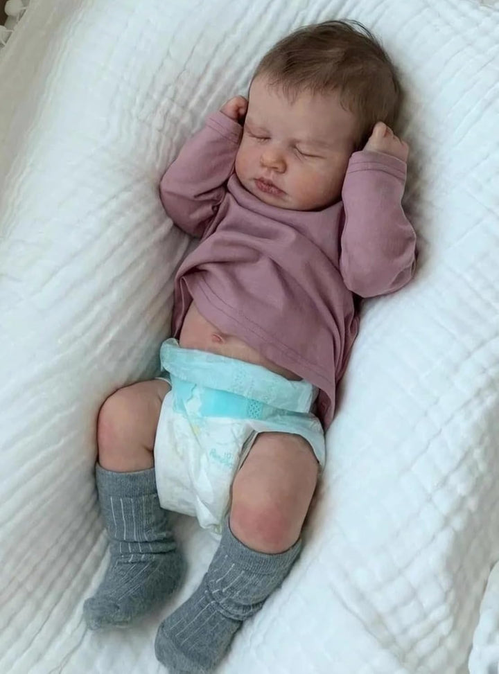 Zero pam Baby Reborn 48 cm, für Mädchen, realistisch, Babys, die echt Aussehen, kompletter Körper mi