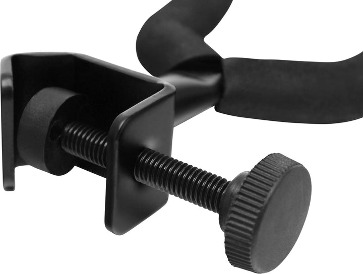 Rocktile GHMS-10 Gitarrenhalter für Mikroständer - Zur Montage am Mikrofonstativ und Notenpult - Fix