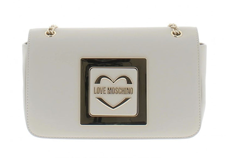 Love Moschino Women's Jc4301pp0gkv0 Shoulder Bag, 24X15X9 Ecru, Ecru