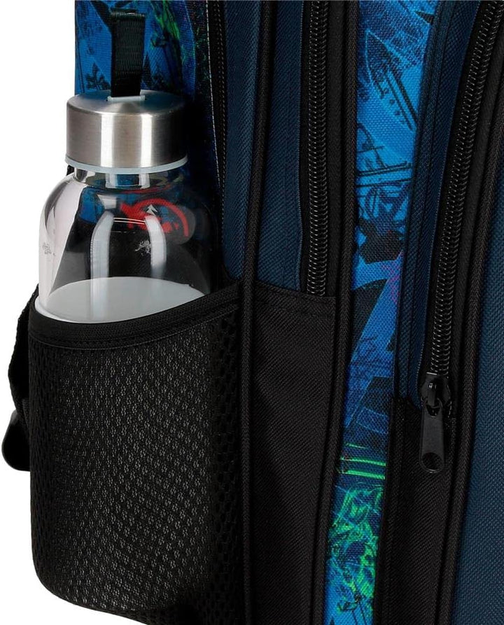 Marvel Avengers The Avengers On The Warpath Vorschulrucksack, Polyester, 6,44 l, Blau, 23 x 28 x 10