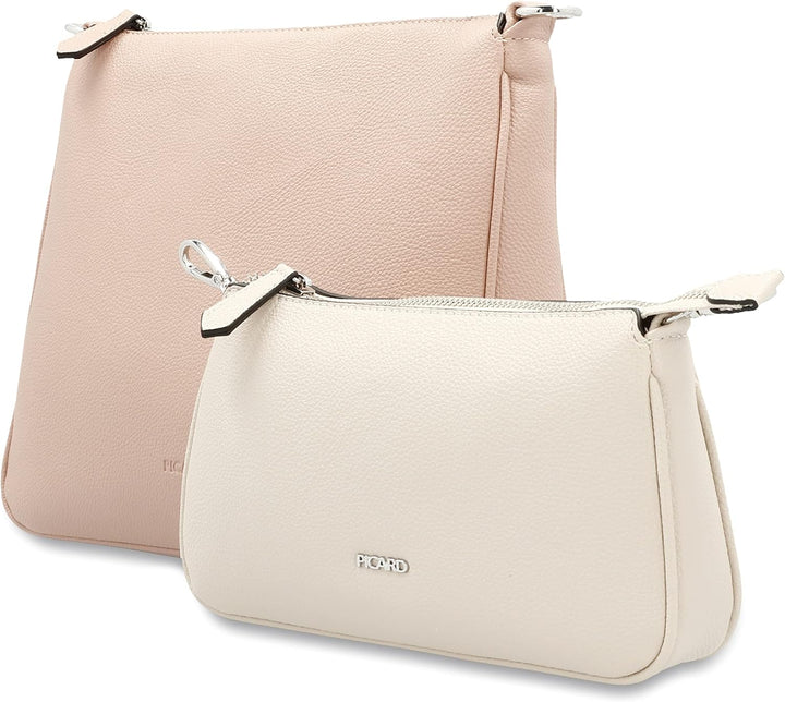 Picard Damen Schultertasche PICKAPACK aus Recyceltes Pu Mittel | mit Reissverschluss | Schultertasch